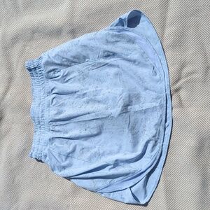 Lululemon hotty hot skort size 4 light blue